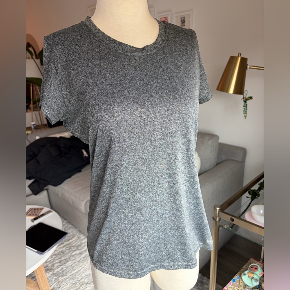 3/$10 C9 by Champion Women's Heather Gray Short Sleeve Tee